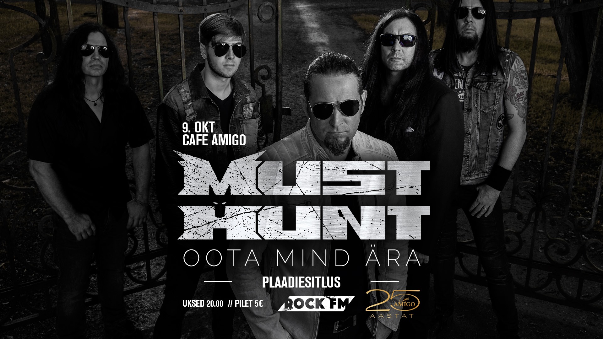 Must Hunt "Oota mind ära" Tallinna plaadiesitlus