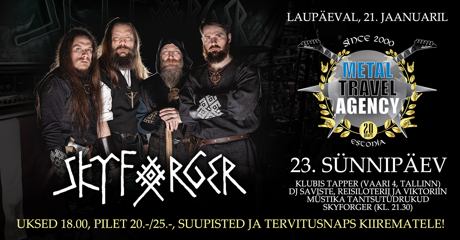 Metal Travel Agency sünnipäev koos Skyforgeriga!