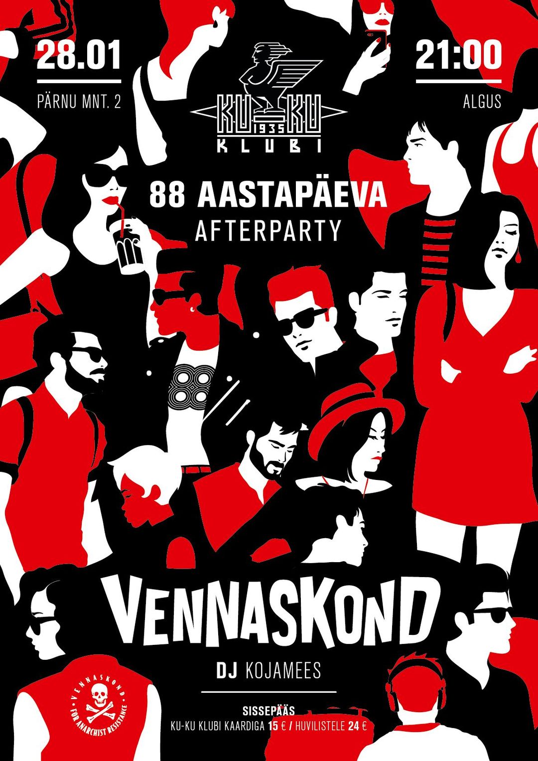 Ku-Ku Klubi 88 aastapäeva Afterparty - Vennaskond LIVE